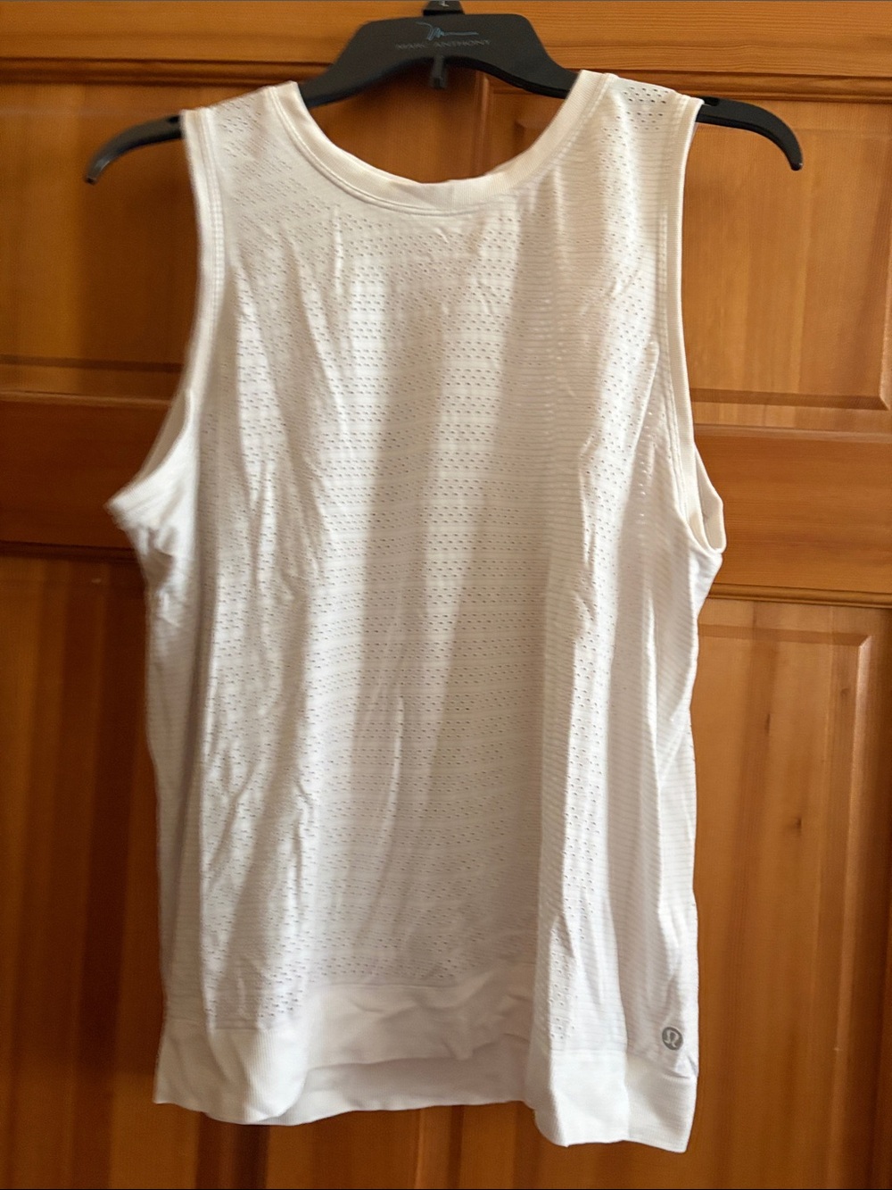 lululemon athletica White Perforated Performance Tank